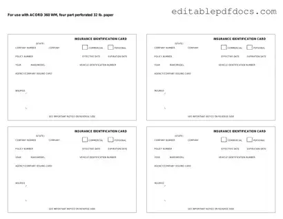 Fill a Valid Acord 50 WM Template