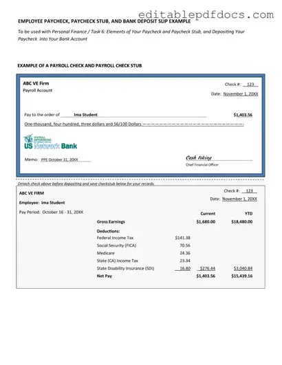Fill a Valid Payroll Check Template