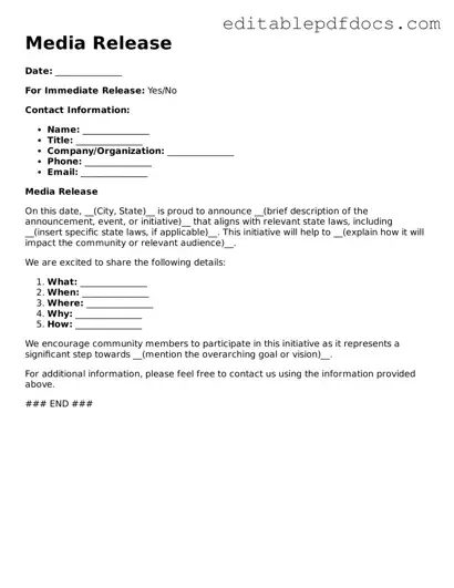 Free Media Release Document