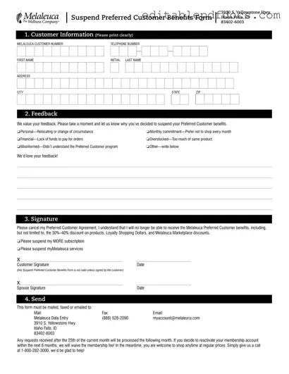 Fill a Valid Melaleuca Cancellation Template