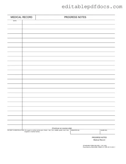 Fill a Valid Progress Notes Template