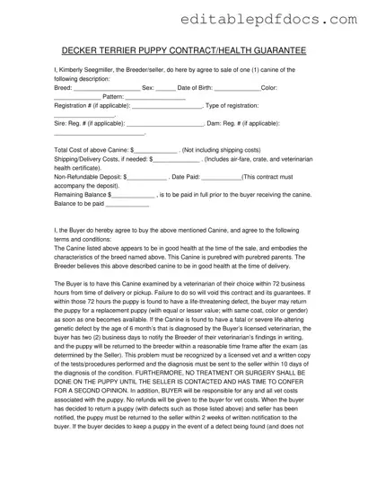 Fill a Valid Health Guarantee Template