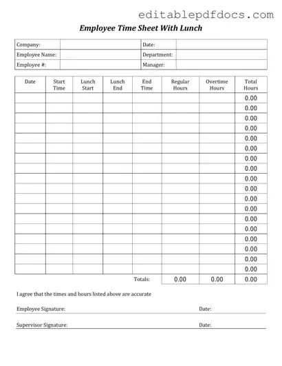 Fill a Valid Time Card Template